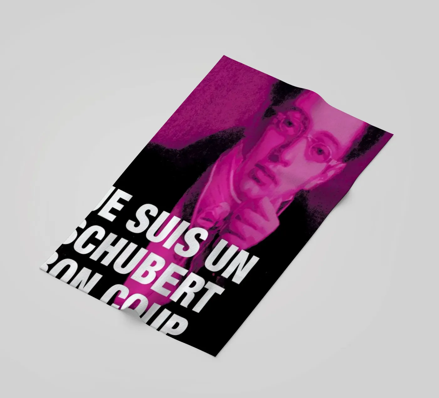 Schubert beach towel by Fists Et Lettres
