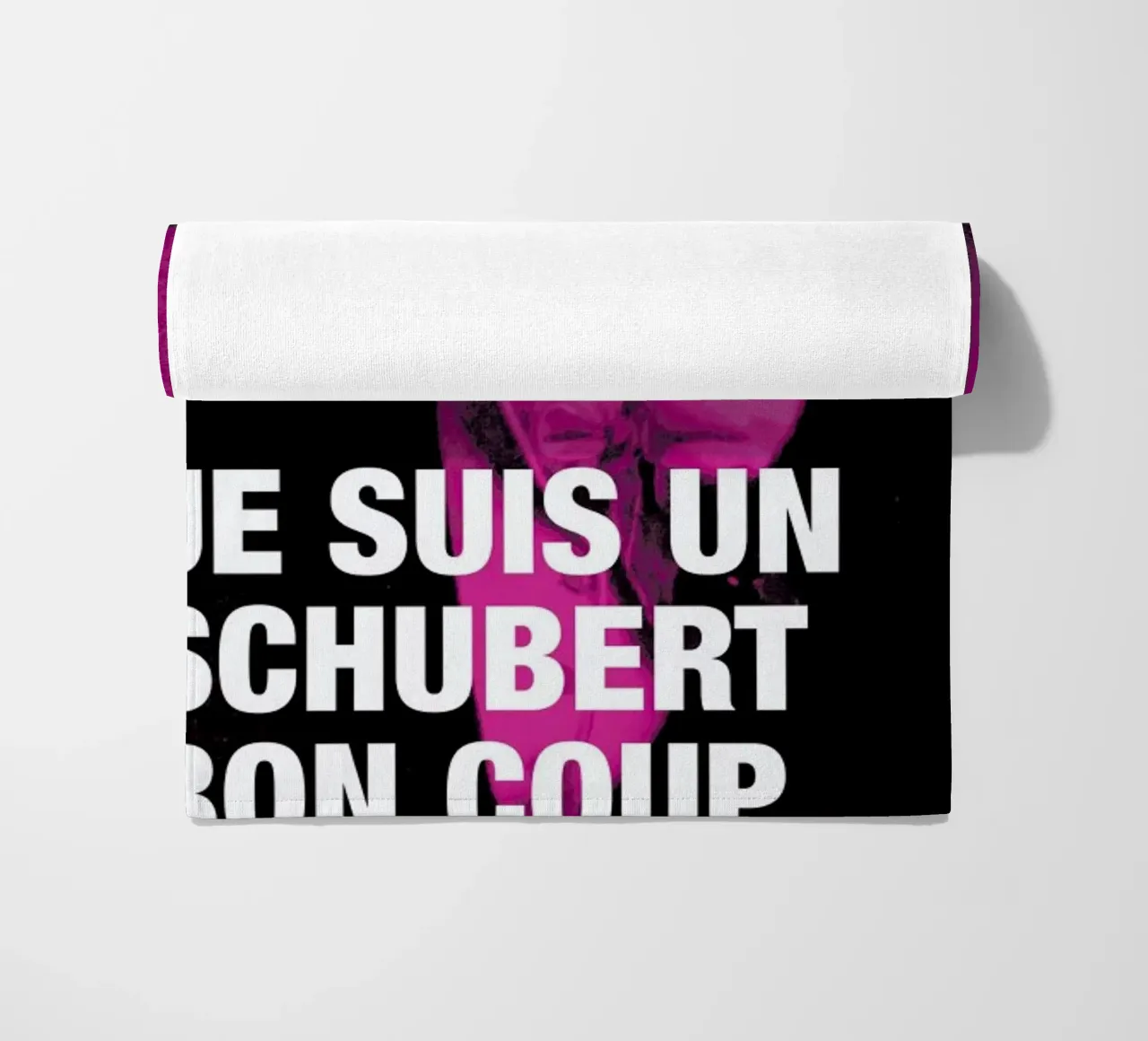 Schubert beach towel by Fists Et Lettres