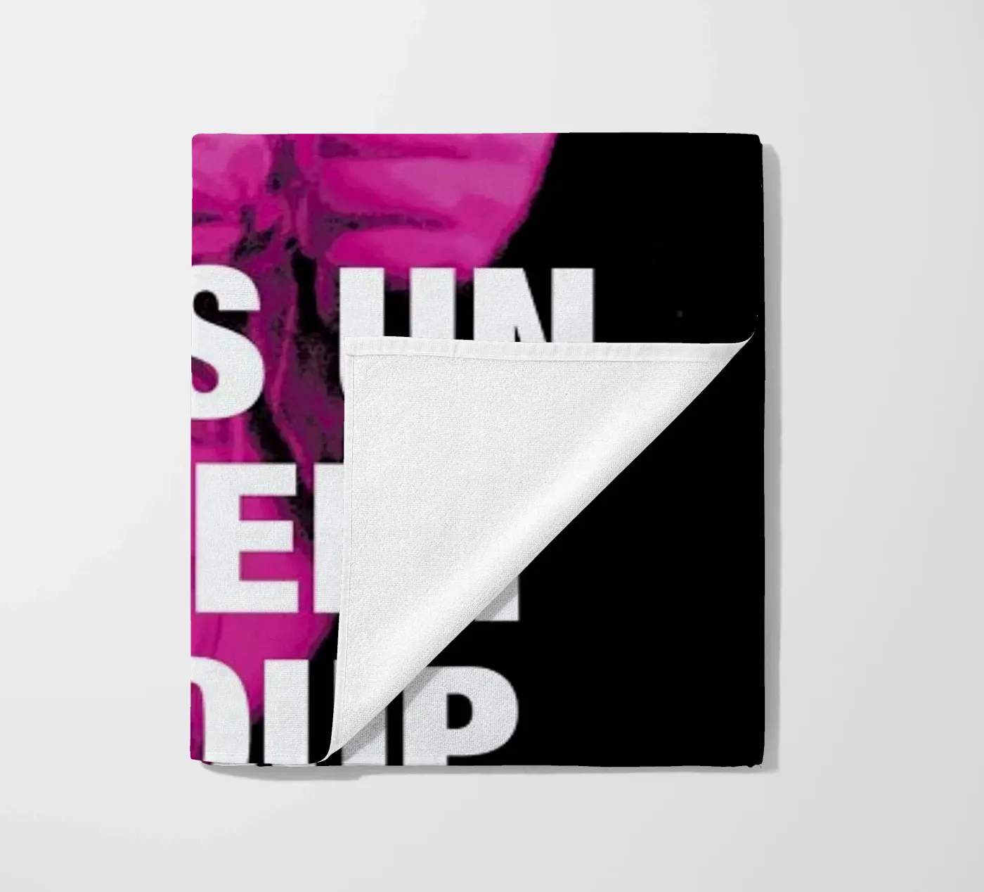 Schubert beach towel by Fists Et Lettres