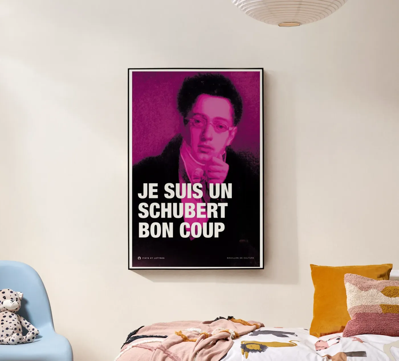 Schubert acryl van Fists Et Lettres