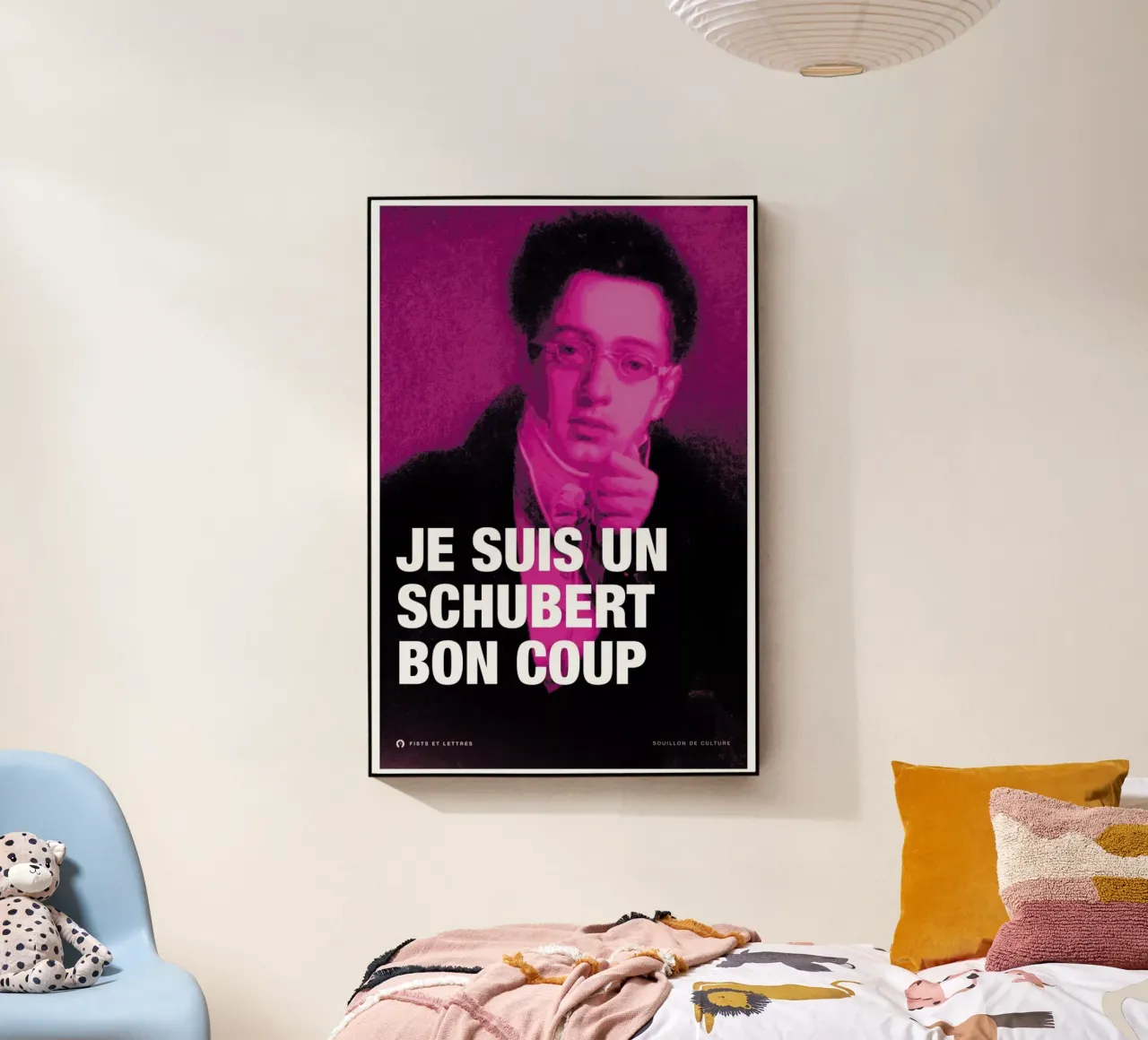 Schubert plexiglas de Fists Et Lettres