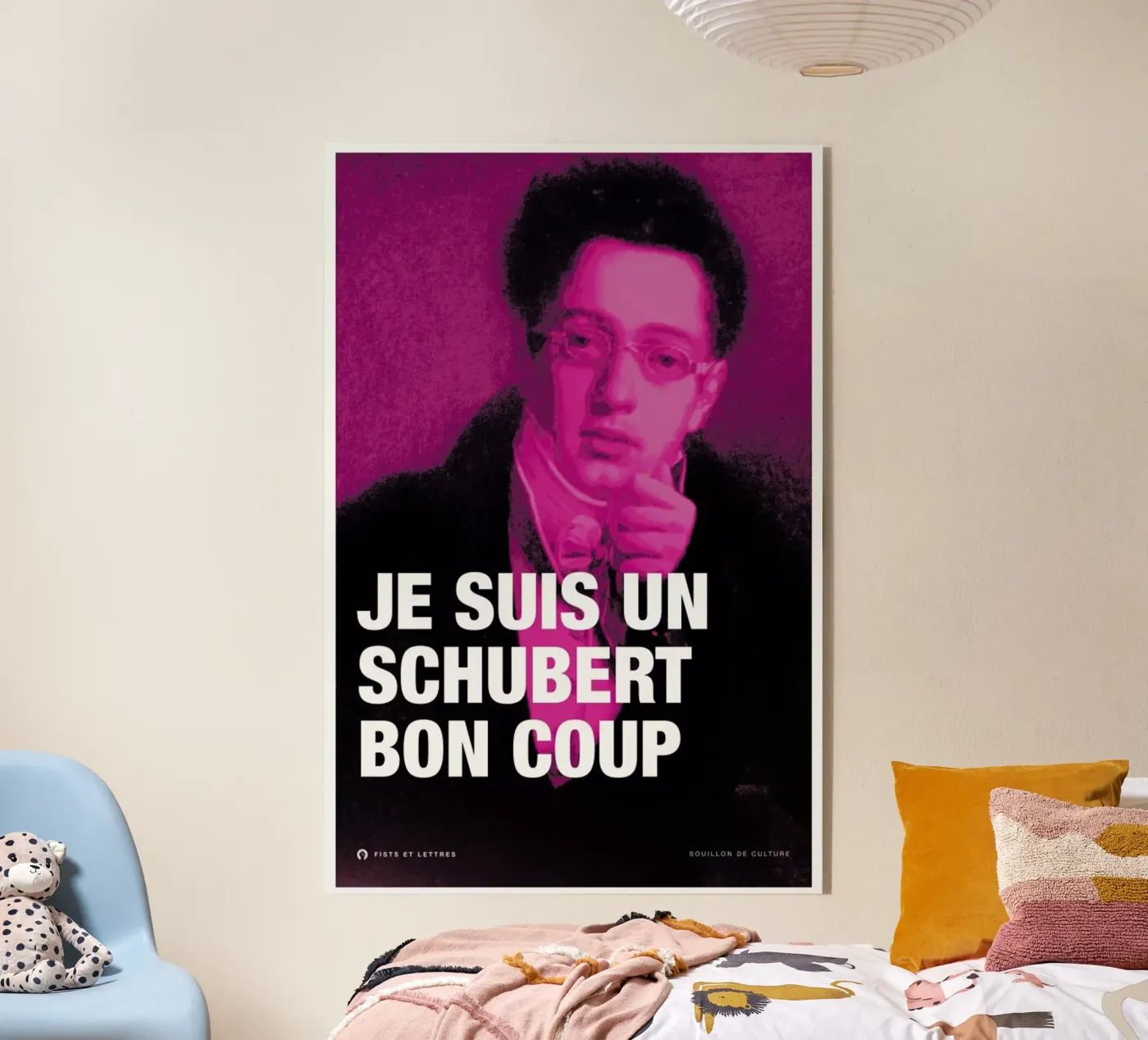 Schubert plexiglas de Fists Et Lettres