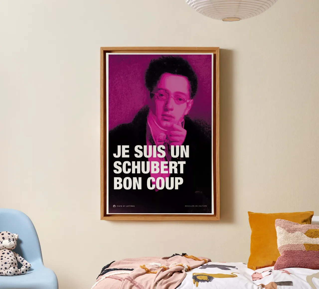 Schubert canvas by Fists Et Lettres