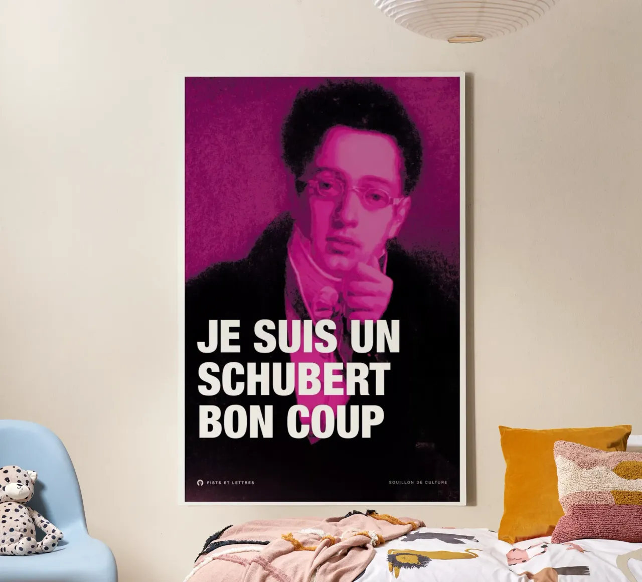 Schubert canvas by Fists Et Lettres