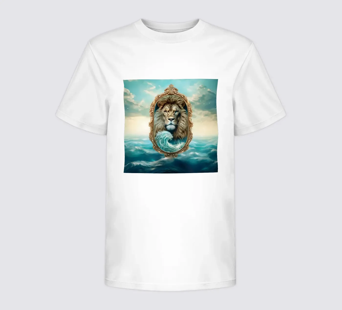 leone1 t-shirt bambini da kimmindmuse