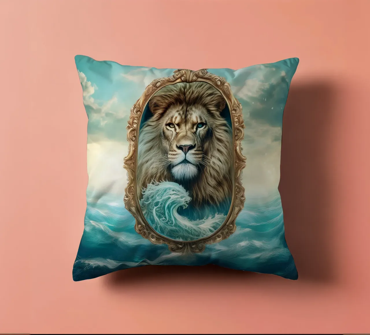 leone1 cuscino da kimmindmuse