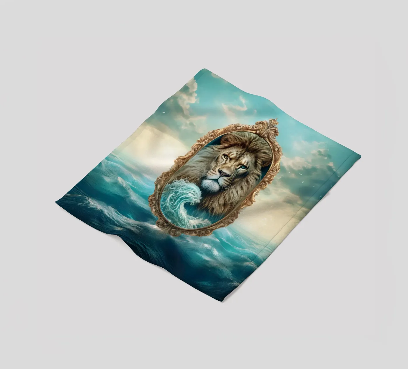 Löwe1 Fleecedecke von kimmindmuse