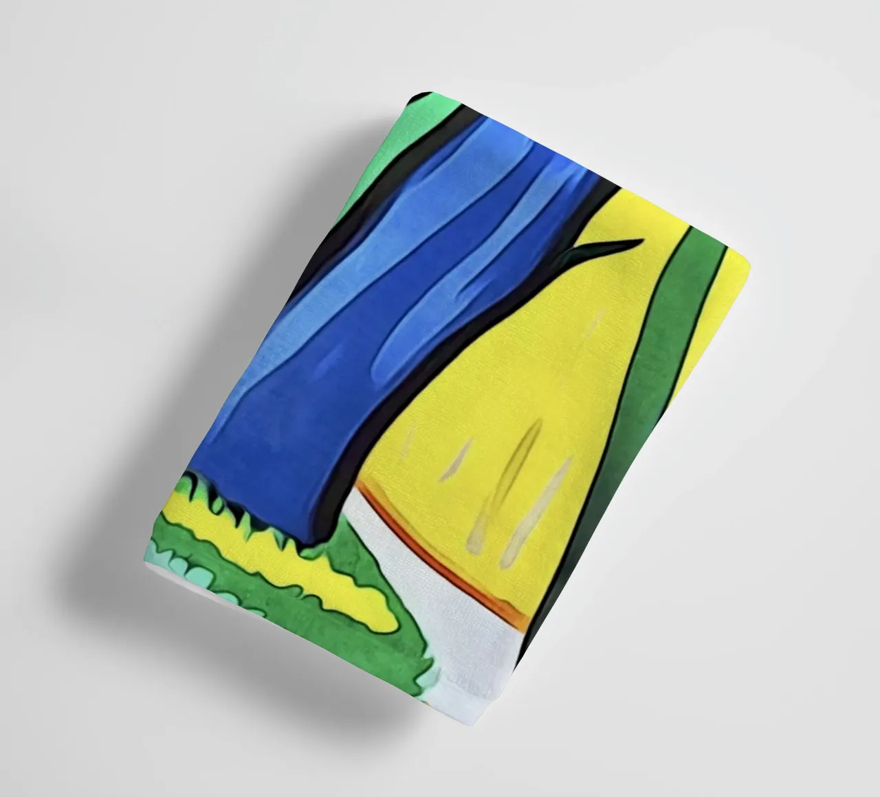 Bunte Landschaft, Motiv 2 Handtuch von ZAMART