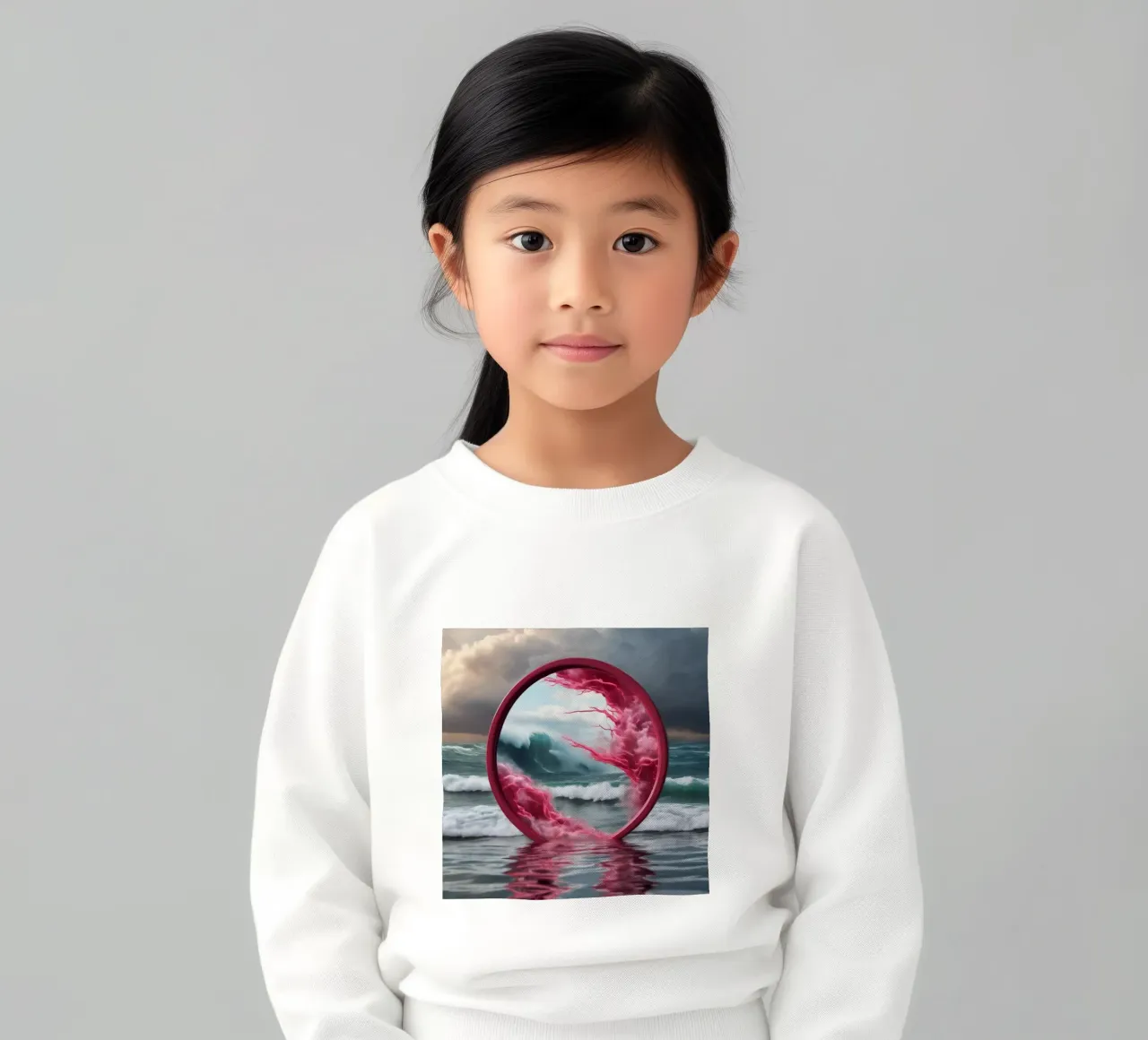 red wave kids sweatshirt by kimmindmuse