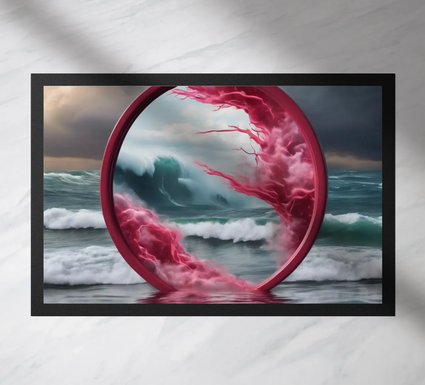 red wave deurmat van kimmindmuse