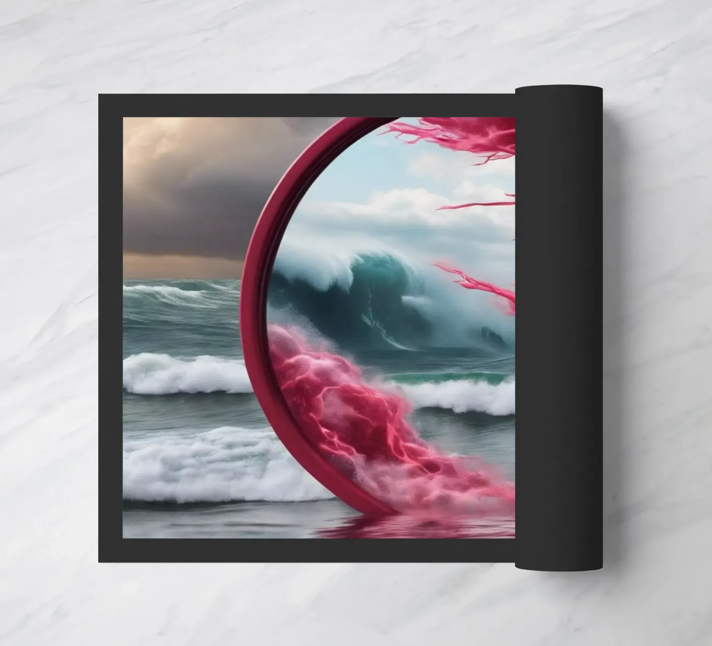 red wave deurmat van kimmindmuse