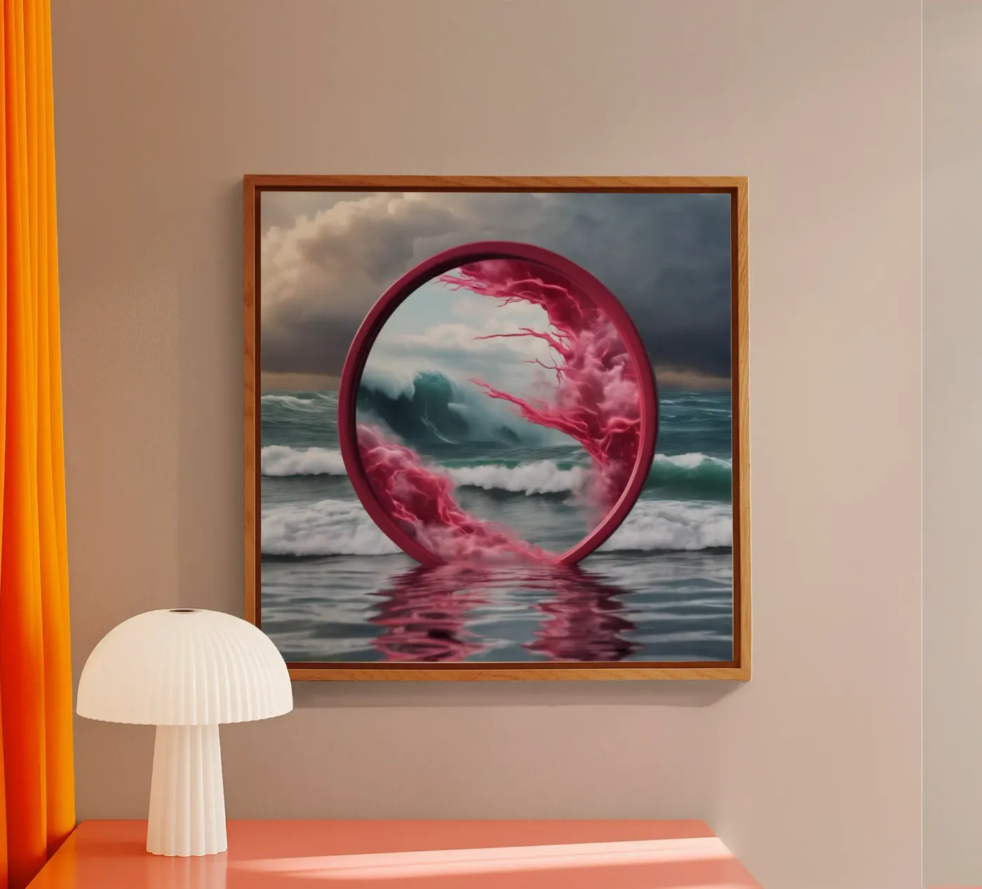onda rossa plexiglass da kimmindmuse