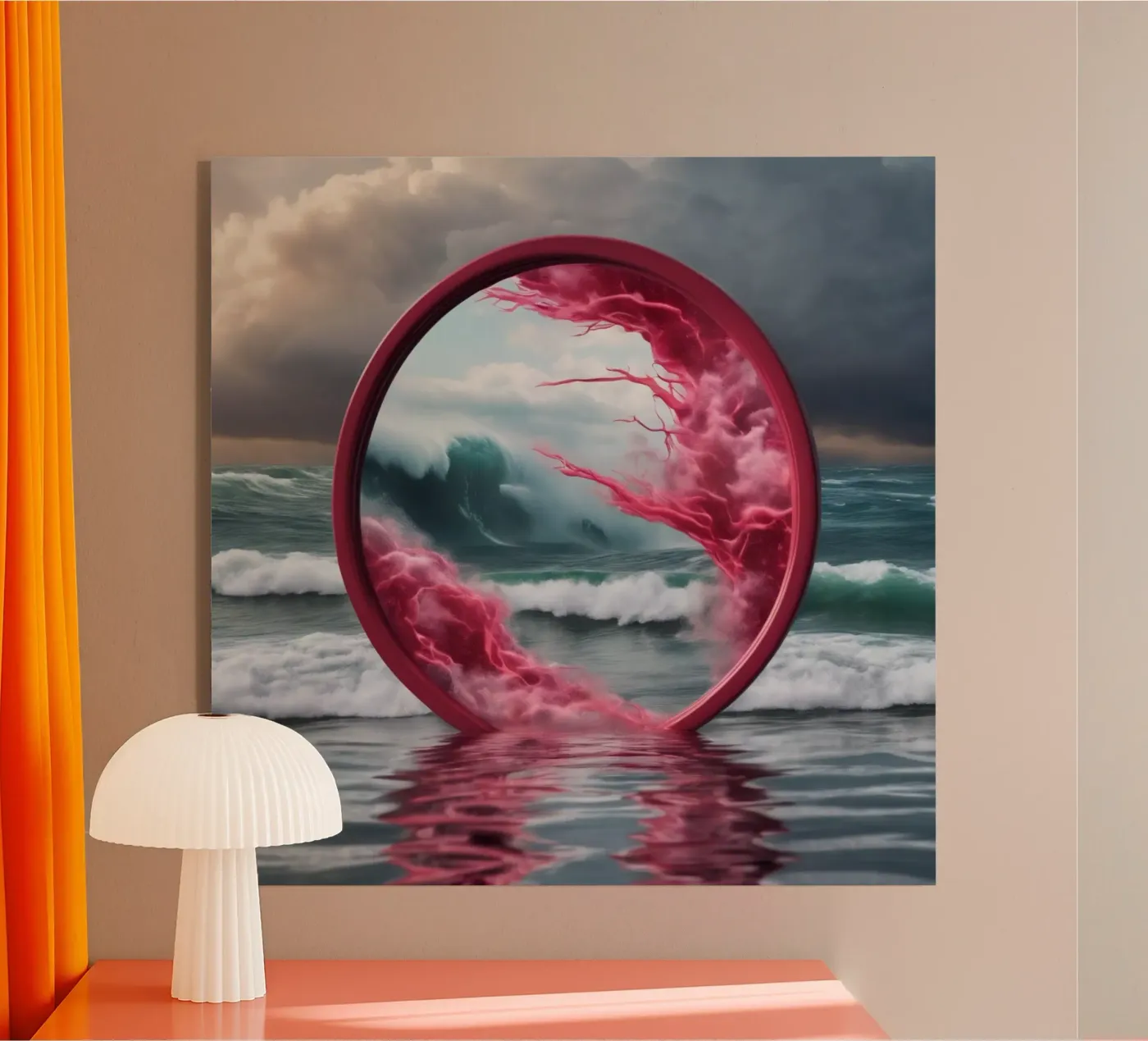 onda rossa plexiglass da kimmindmuse