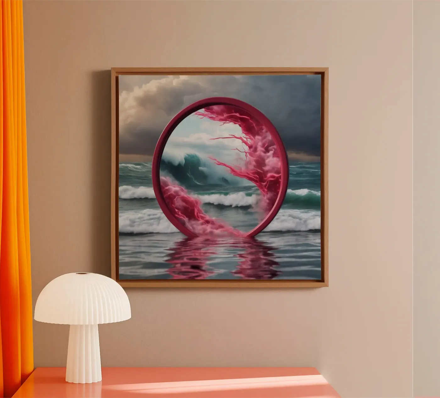 onda rossa tela da kimmindmuse