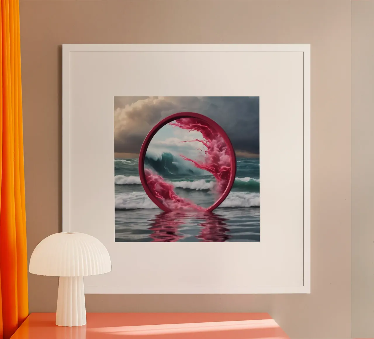 onda rossa poster da kimmindmuse