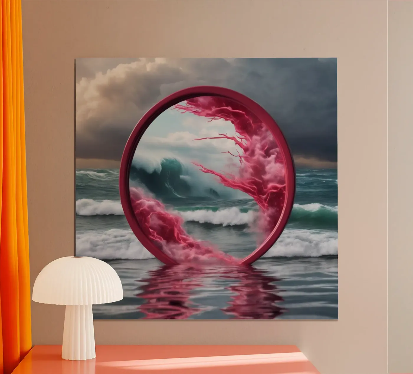 rode golf poster van kimmindmuse