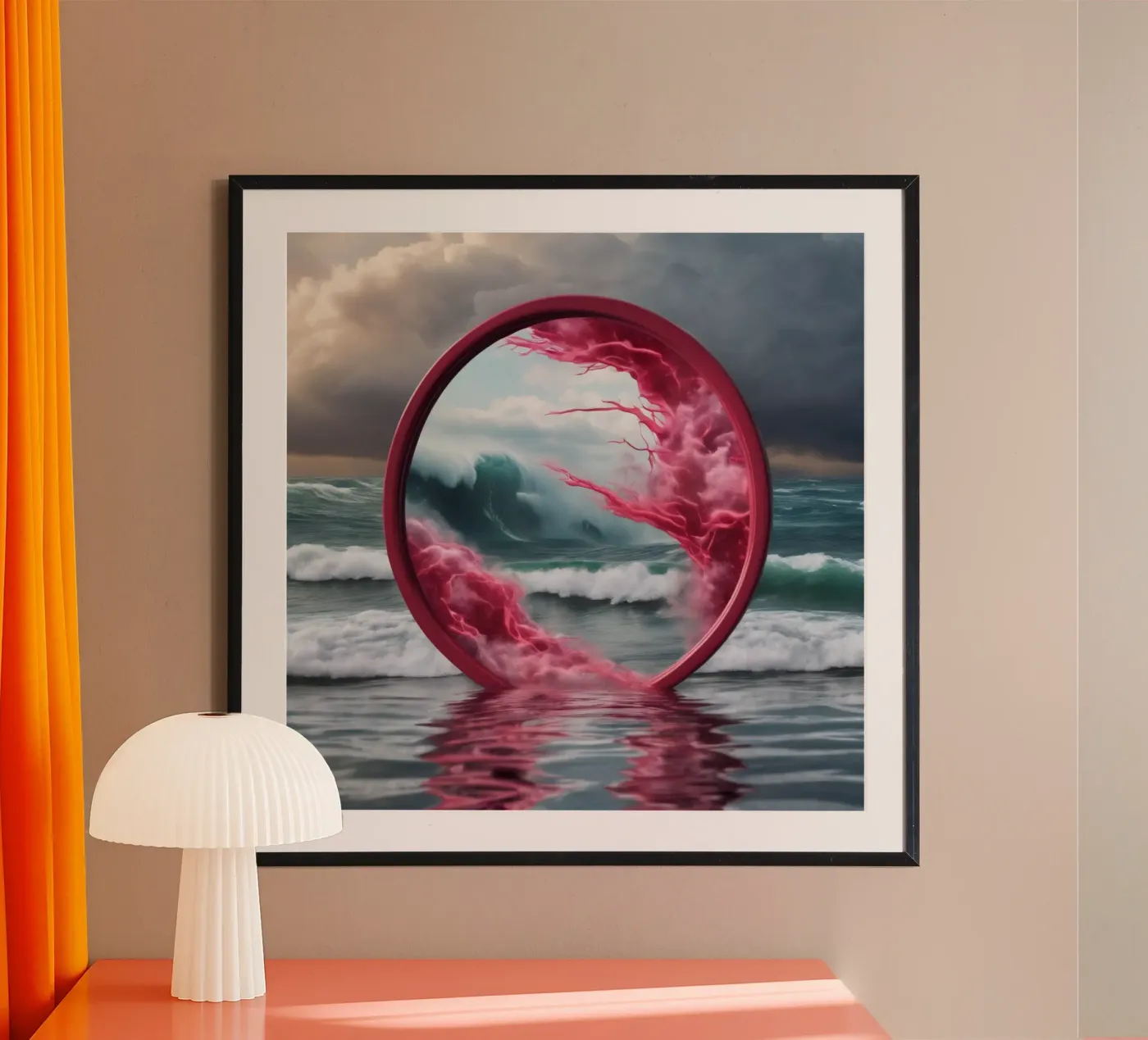 onda rossa poster da kimmindmuse