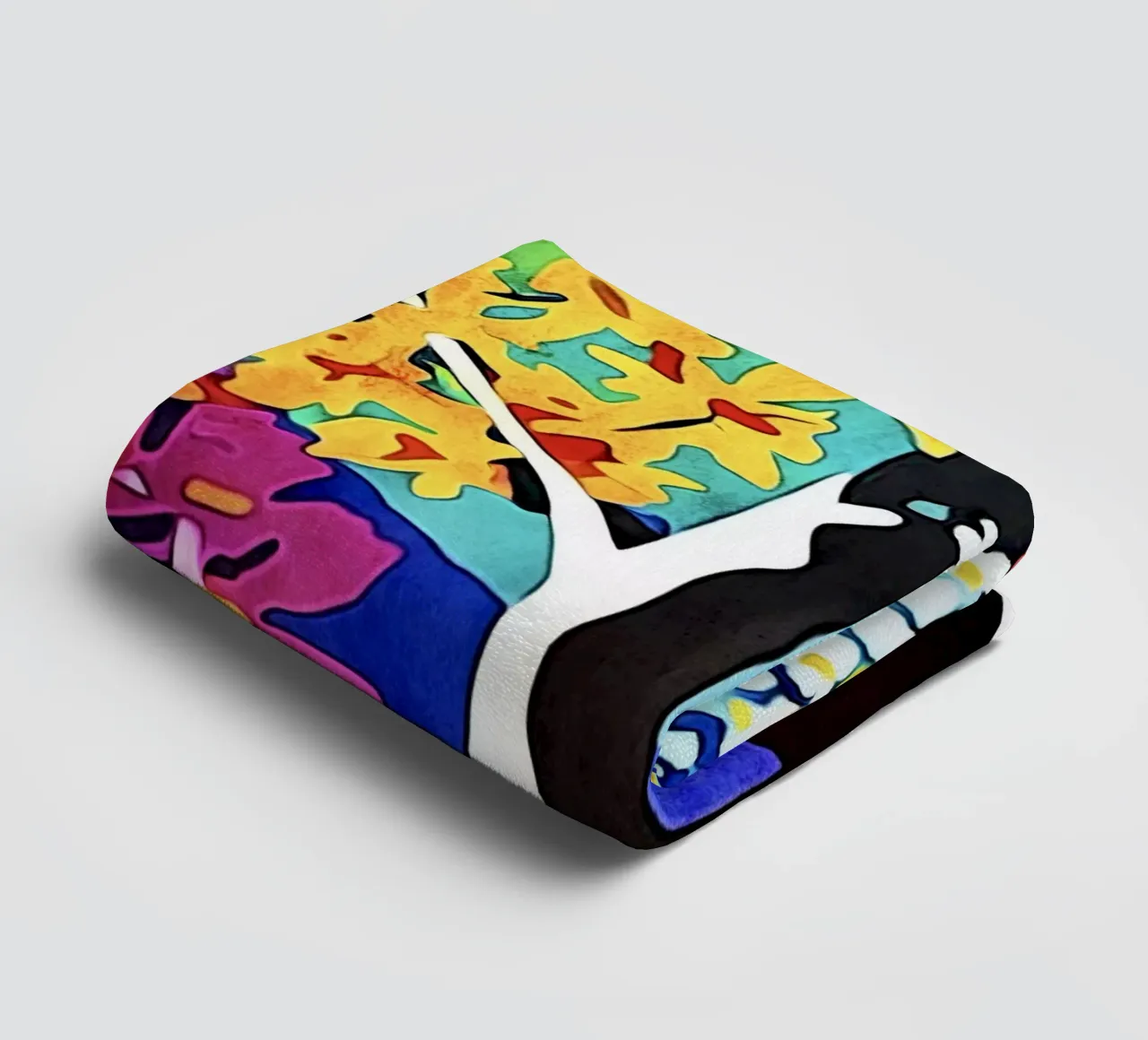 Paysage coloré, motif #4 serviette de bain de ZAMART