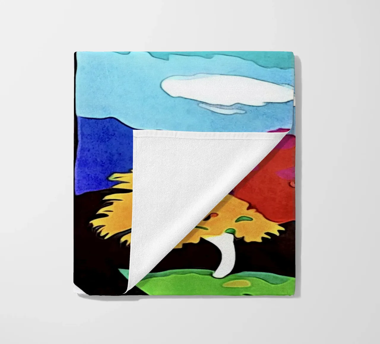 Paesaggio colorato, motivo #4 telo mare da ZAMART