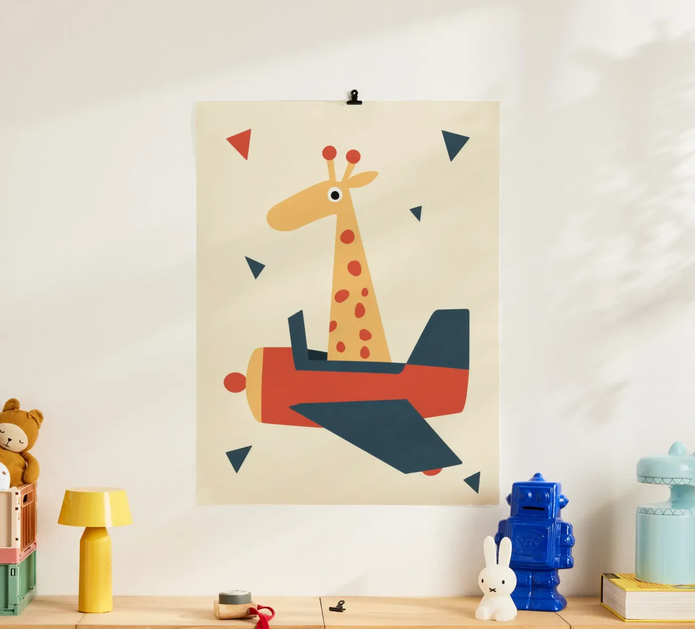 Giraffe Pilot poster da wonderfolk