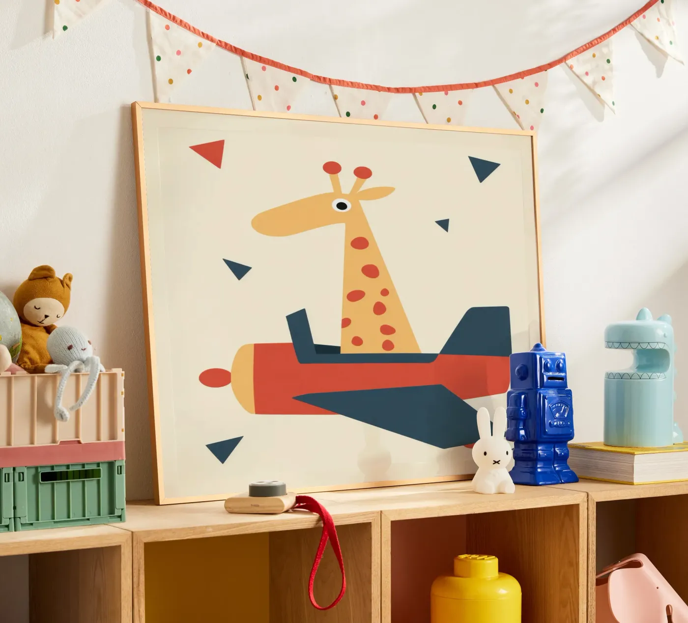 Giraffe Pilot poster da wonderfolk