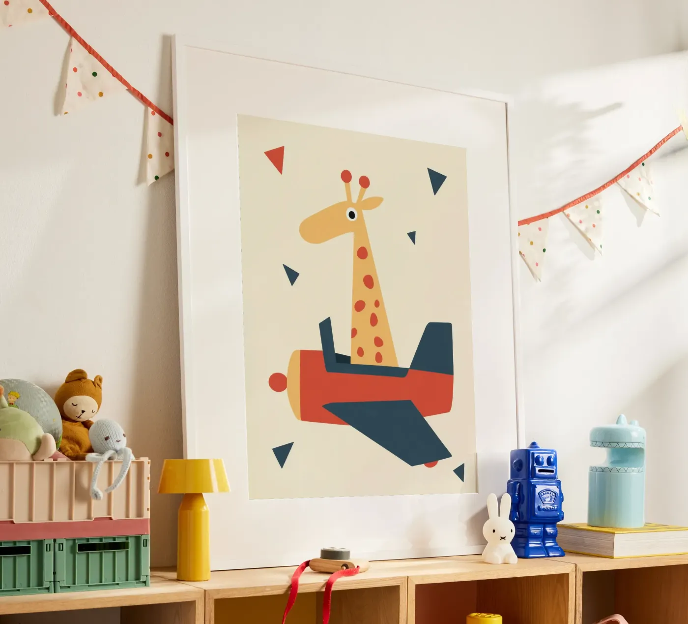 Giraffe Pilot poster da wonderfolk