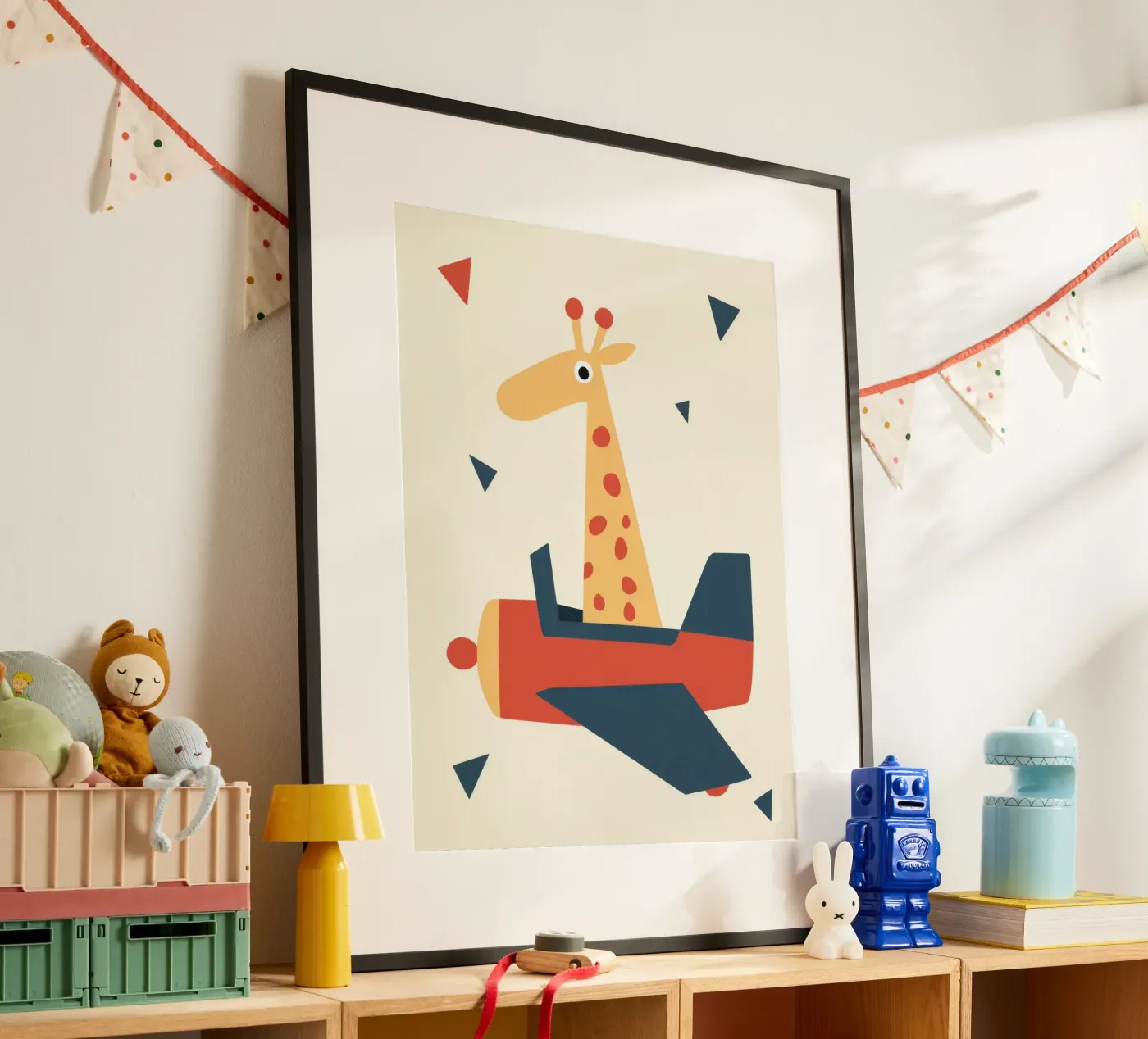 Giraffe Pilot poster da wonderfolk