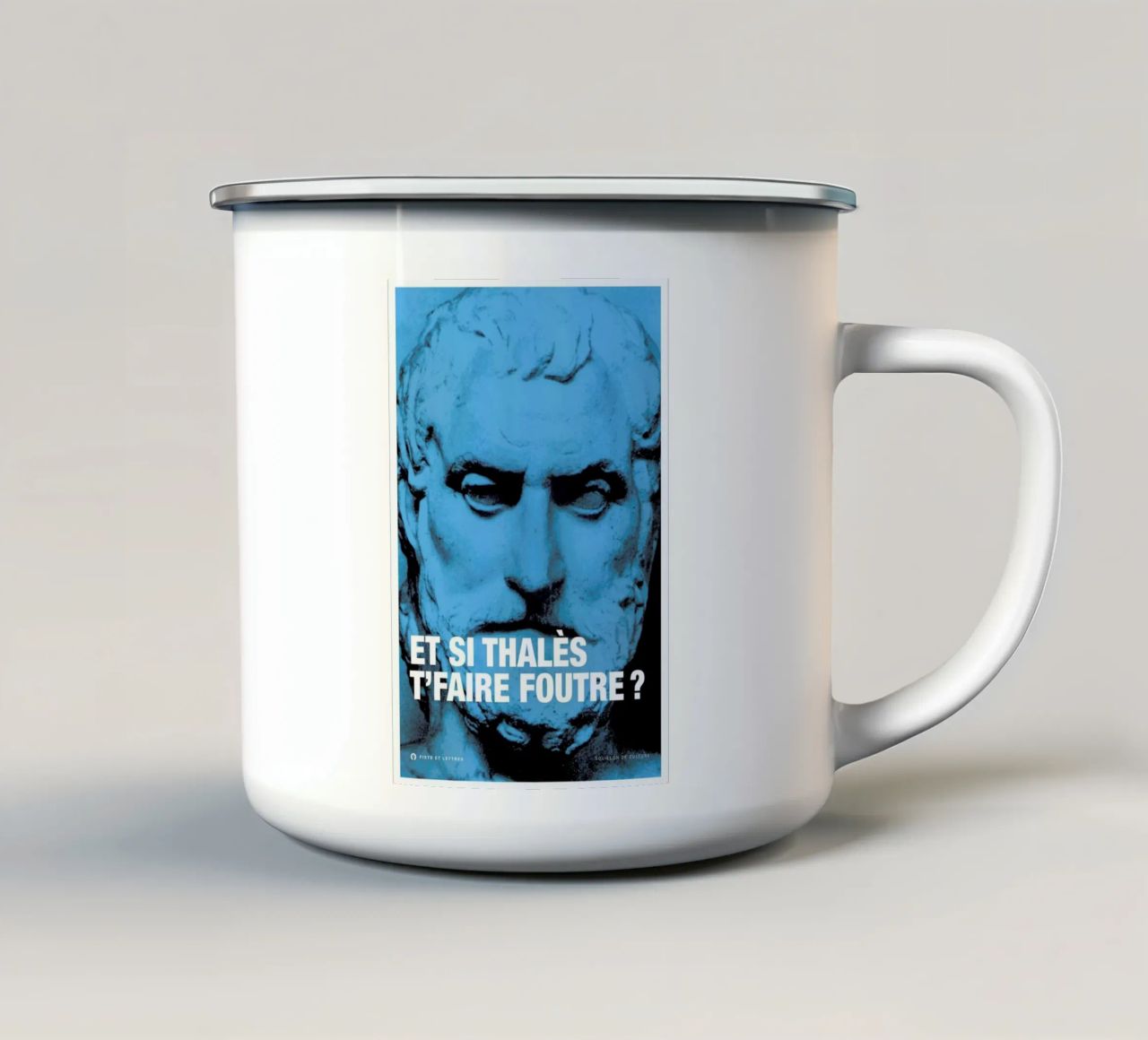 Thales tazza in smalto da Fists Et Lettres