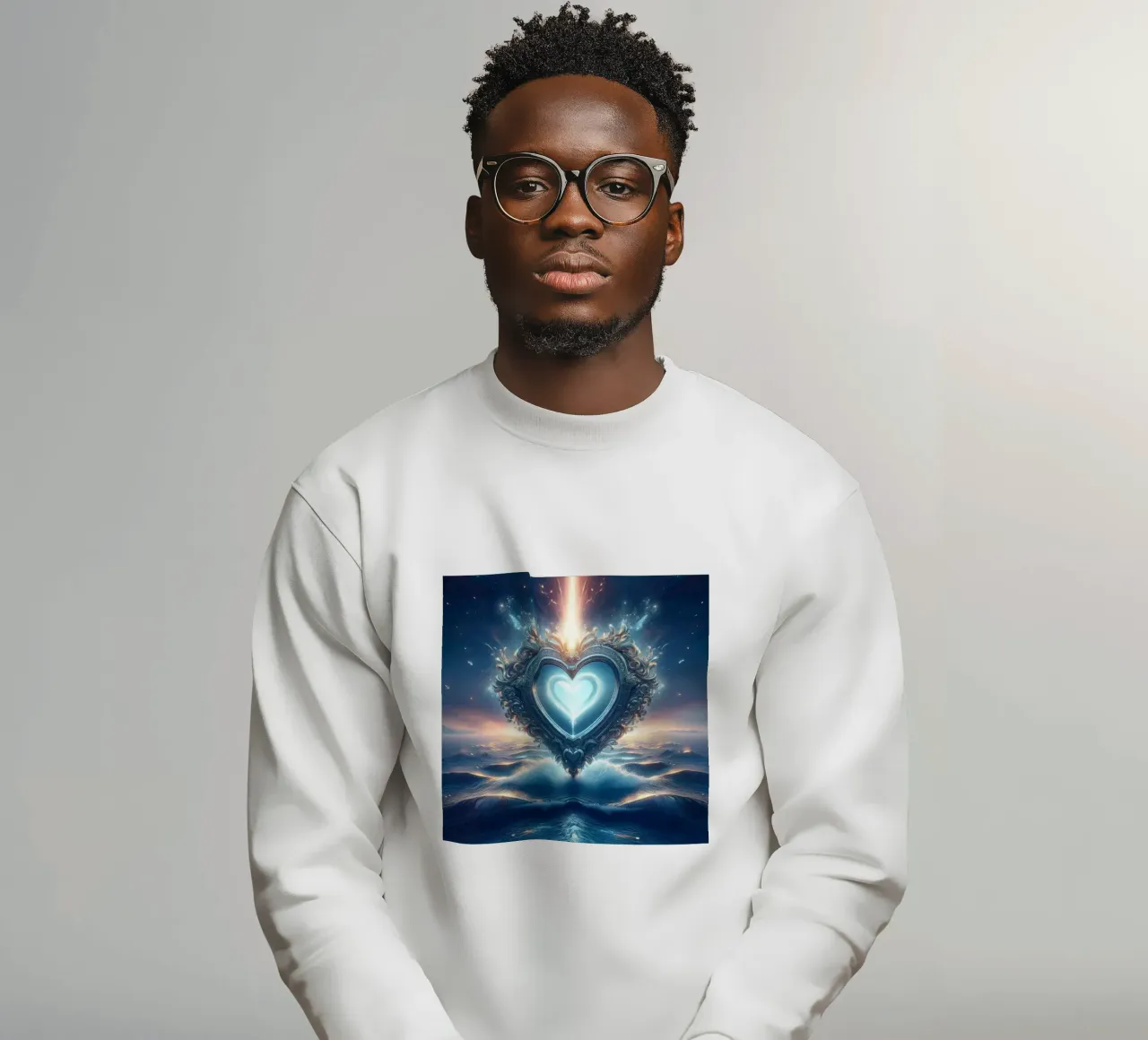 love1 sweatshirt by kimmindmuse