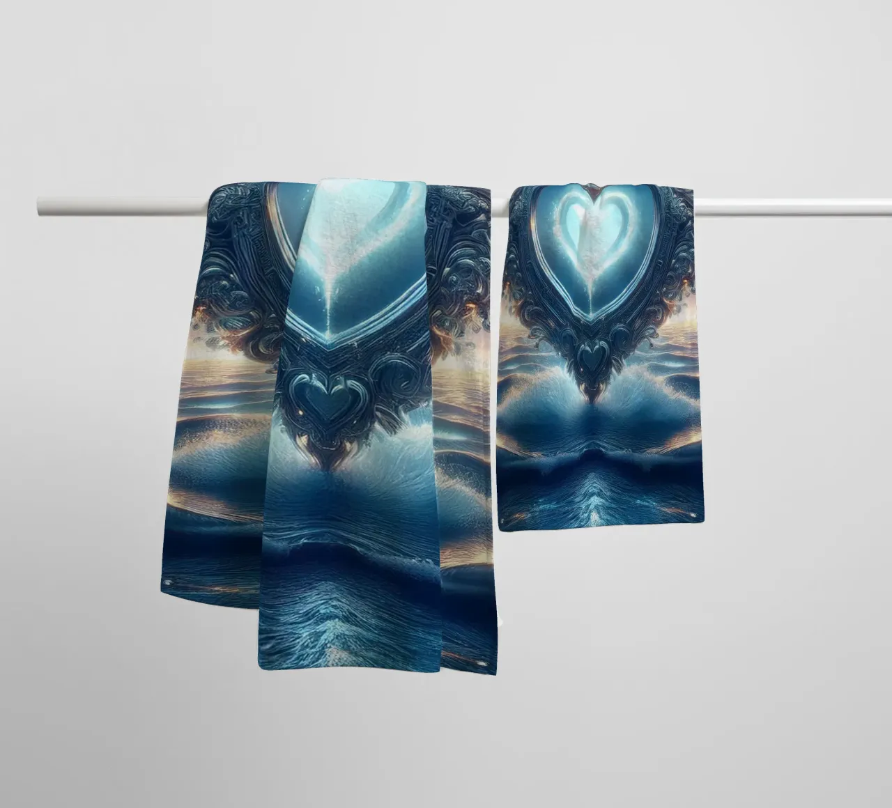 amore1 asciugamano da bagno da kimmindmuse
