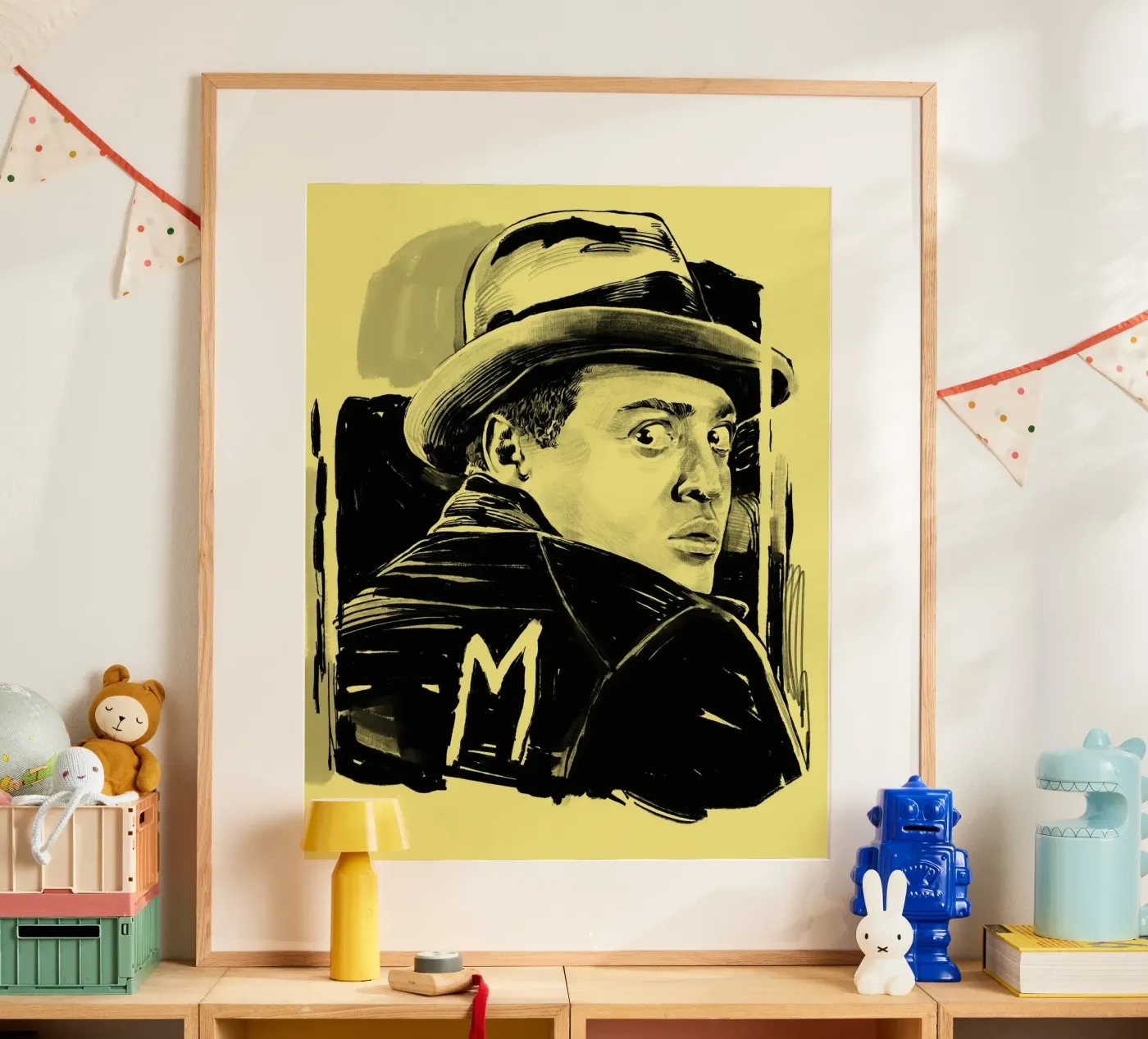 Peter Lorre - M poster by DrawDraw