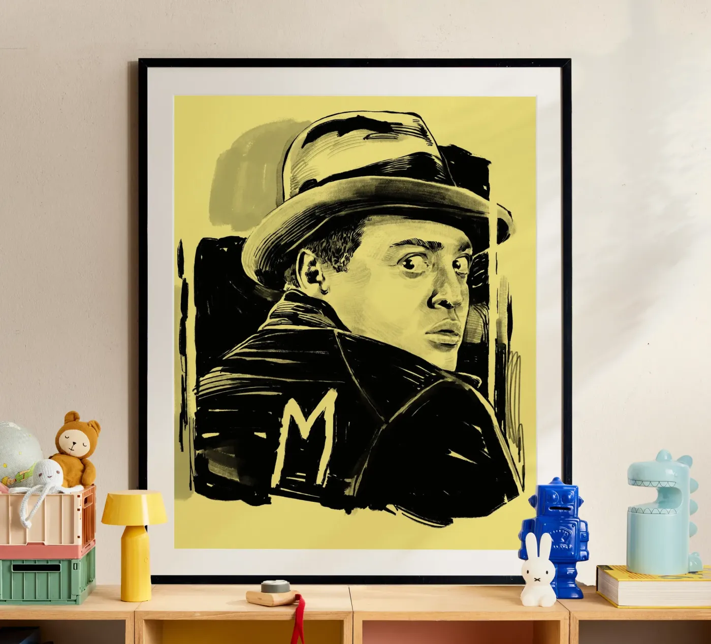 Peter Lorre - M poster by DrawDraw