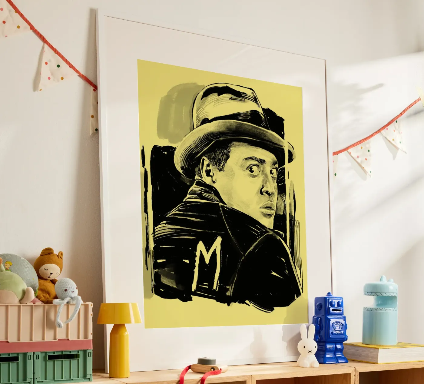 Peter Lorre - M poster by DrawDraw