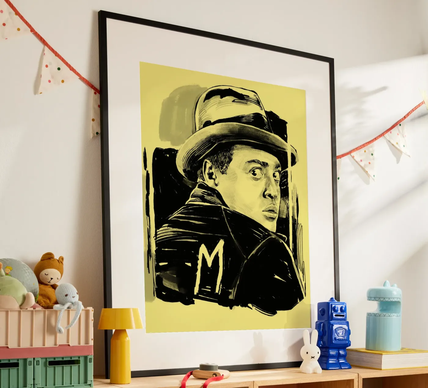 Peter Lorre - M poster by DrawDraw