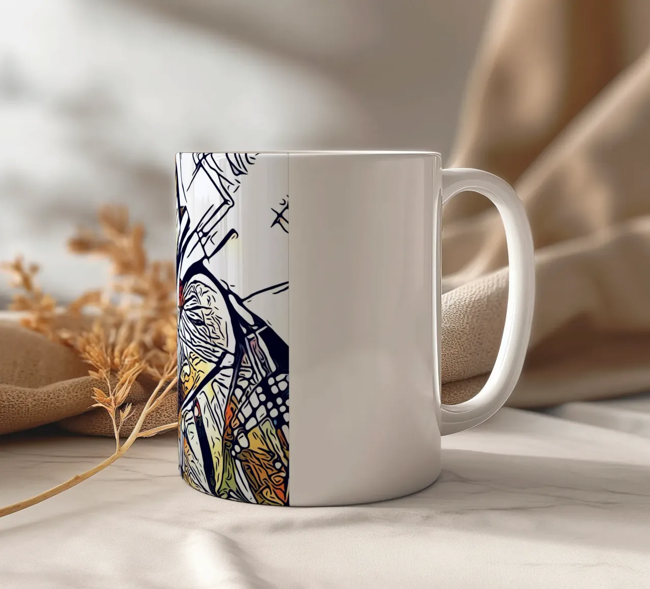 A la recherche d'un motif, motif #3 mug en céramique de ZAMART