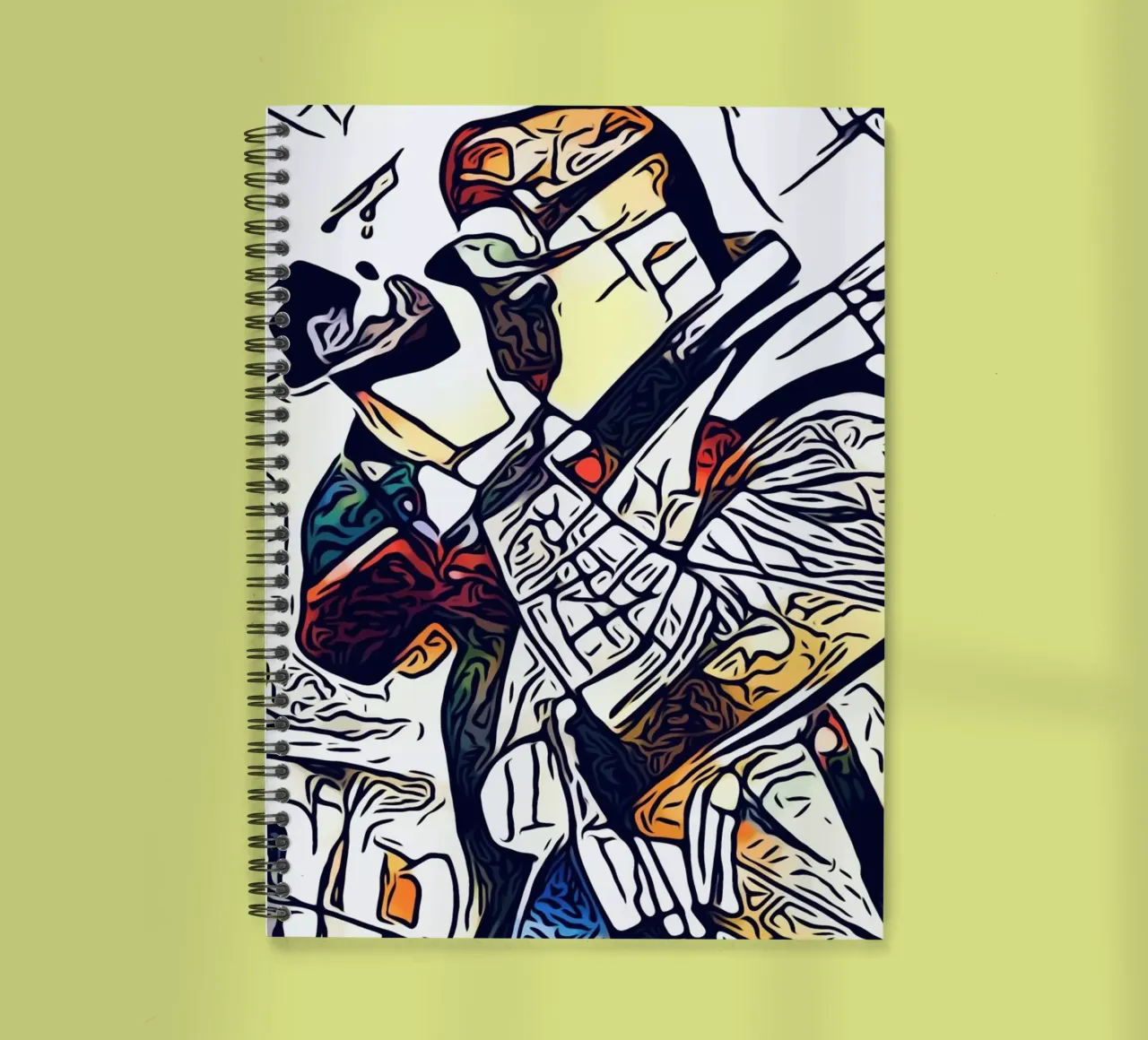 In search of motifs, motif #3 spiral notebook by ZAMART