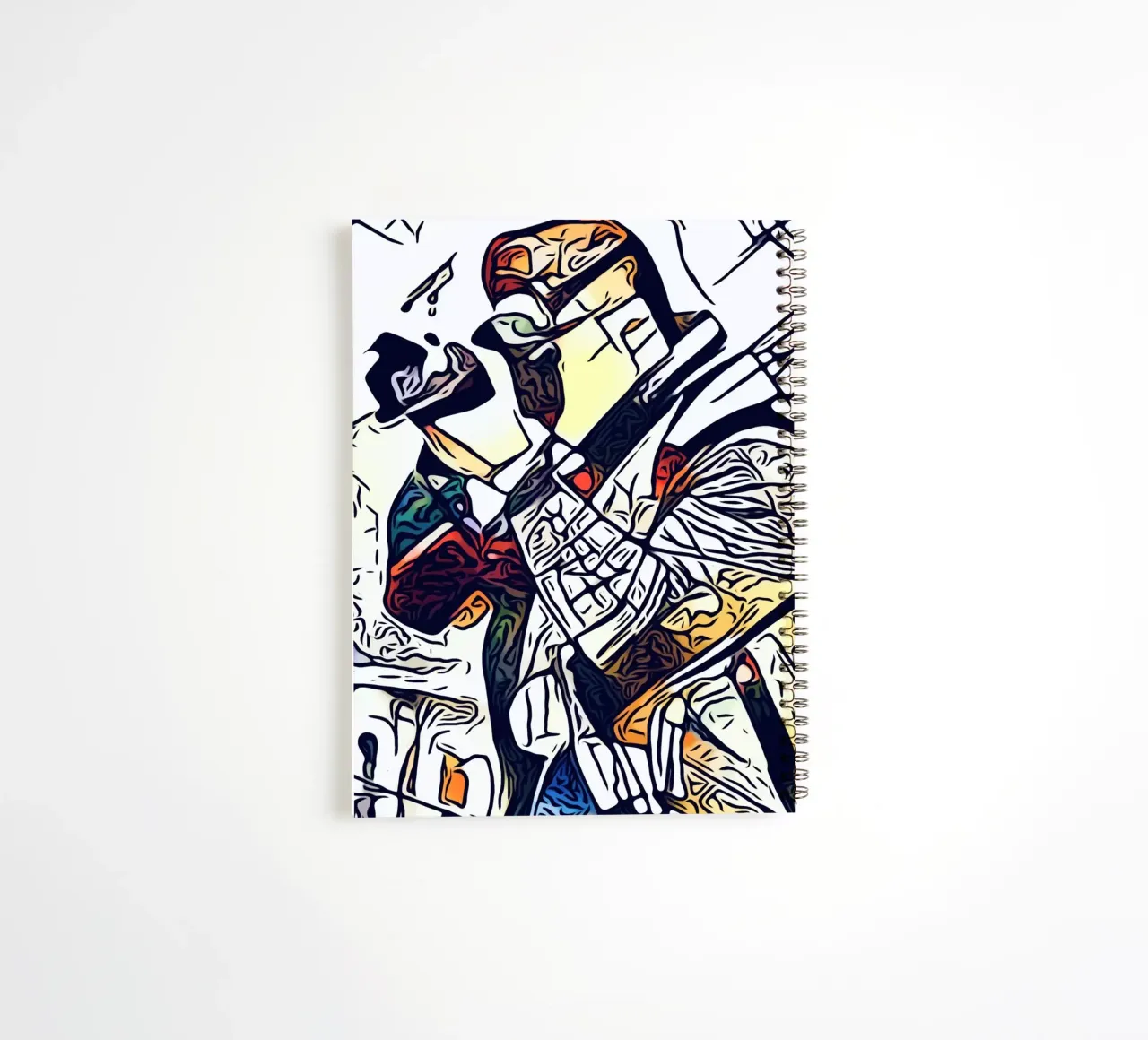 In search of motifs, motif #3 spiral notebook by ZAMART