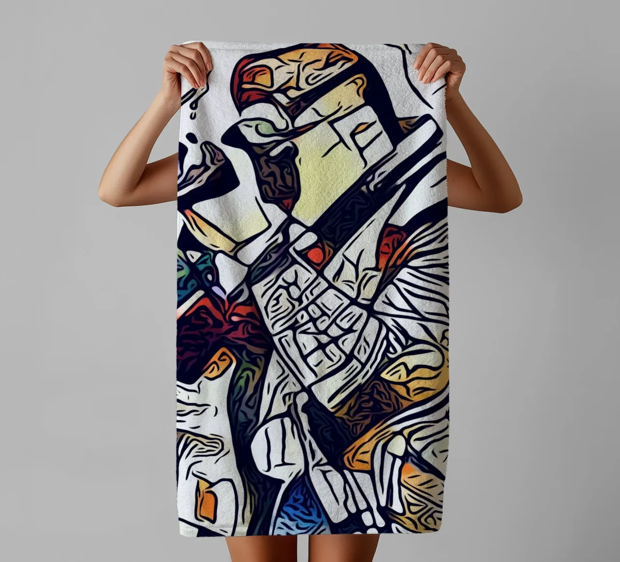 A la recherche d'un motif, motif #3 serviette de bain de ZAMART