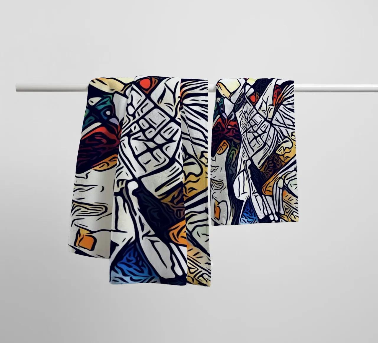 A la recherche d'un motif, motif #3 serviette de bain de ZAMART