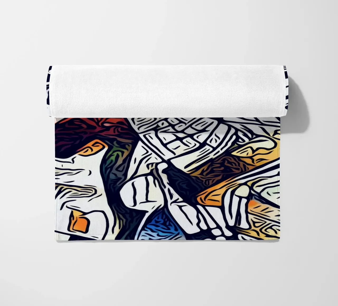 In search of motifs, motif #3 beach towel by ZAMART