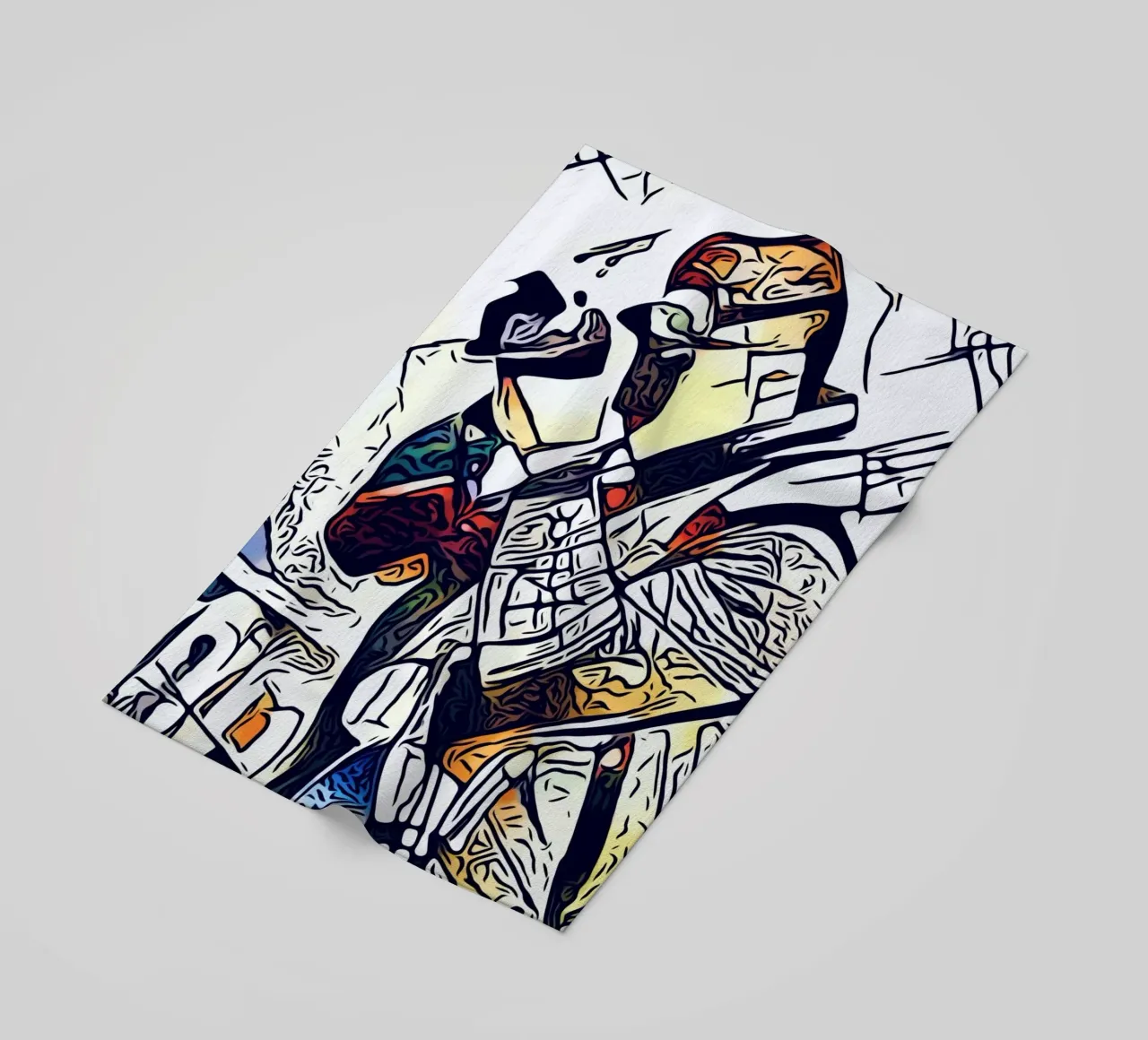 In search of motifs, motif #3 beach towel by ZAMART