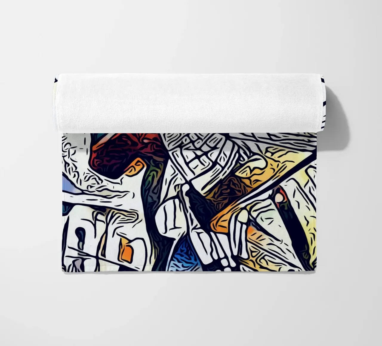 In search of motifs, motif #3 beach towel by ZAMART