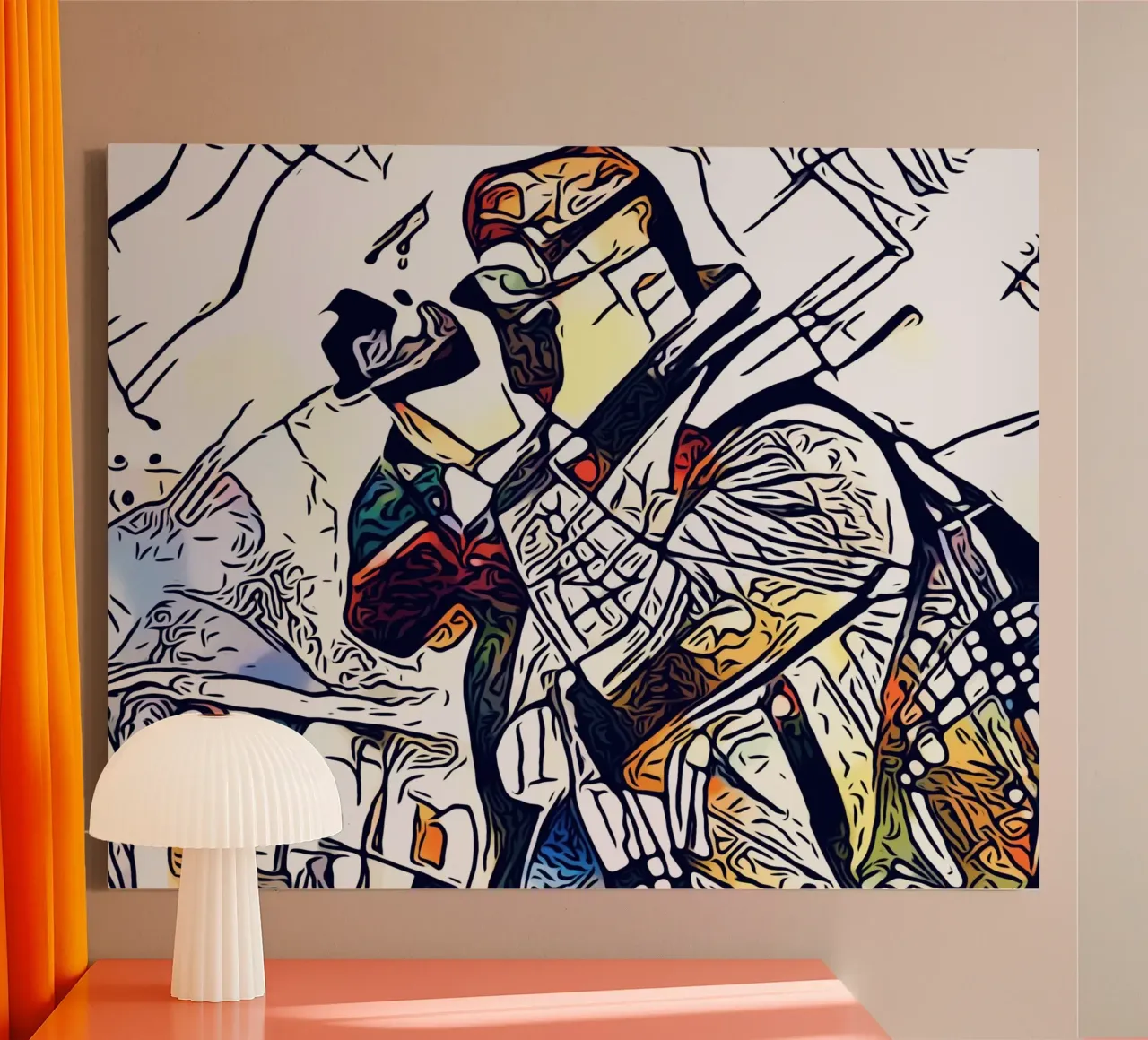 In search of motifs, motif #3 canvas by ZAMART