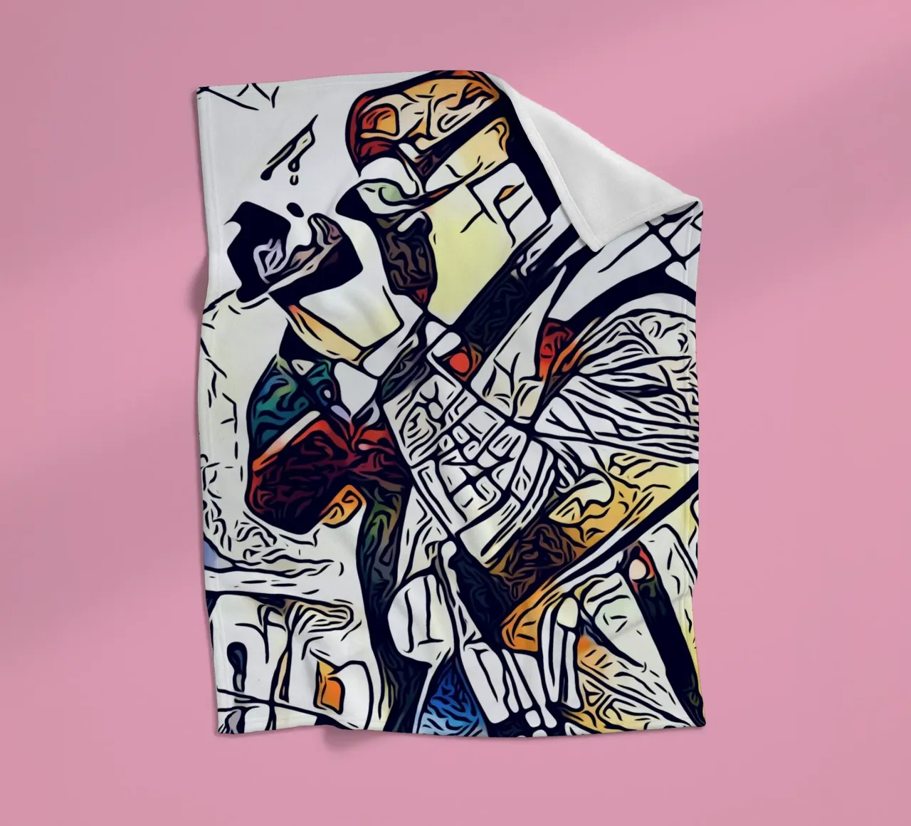 In search of motifs, motif #3 fleece blanket by ZAMART