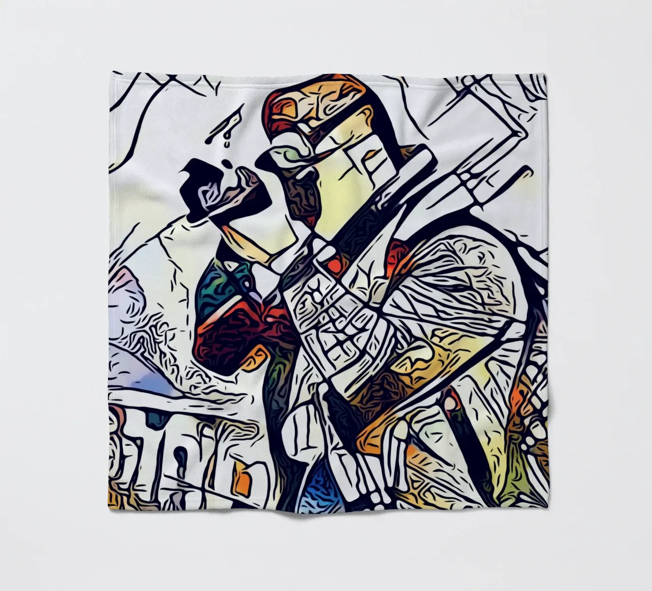 In search of motifs, motif #3 fleece blanket by ZAMART