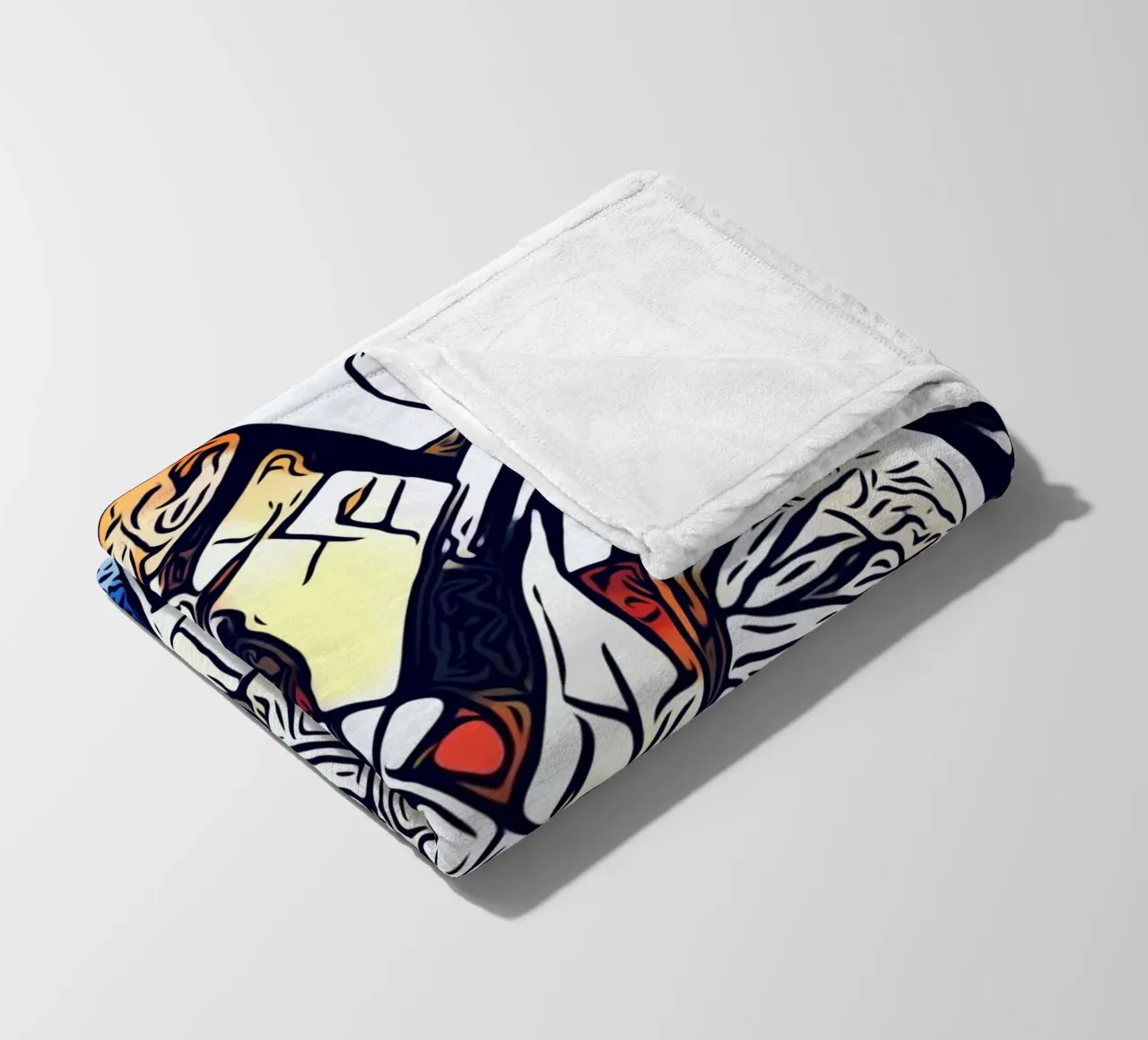 In search of motifs, motif #3 fleece blanket by ZAMART