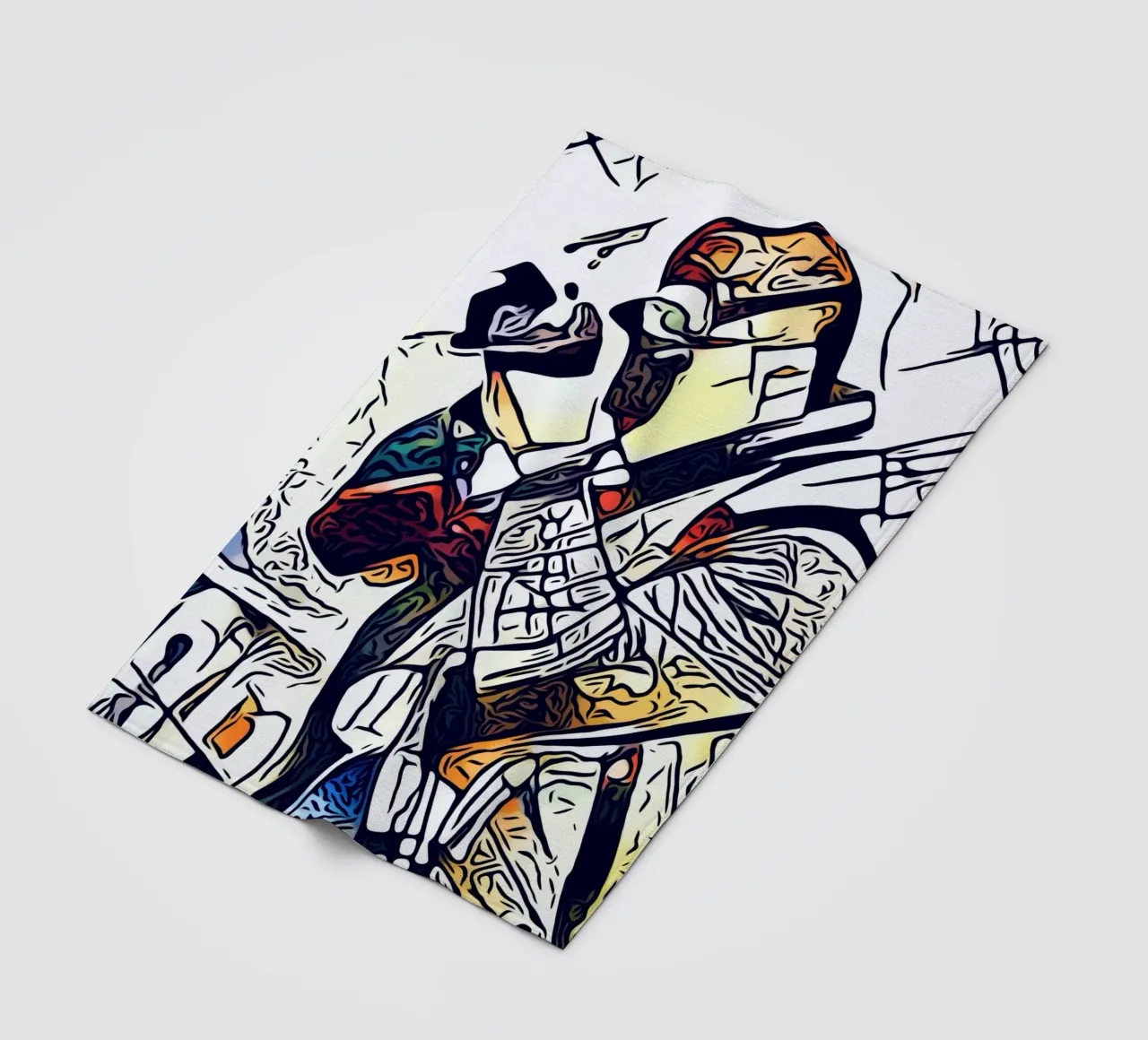 In search of motifs, motif #3 fleece blanket by ZAMART