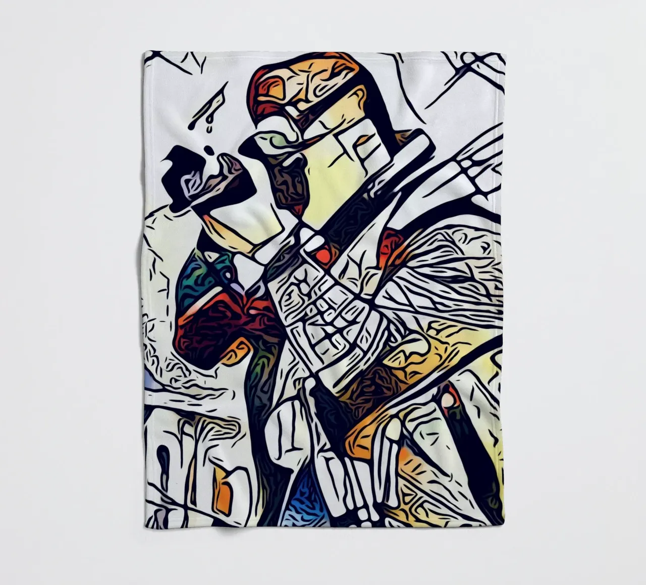In search of motifs, motif #3 fleece blanket by ZAMART
