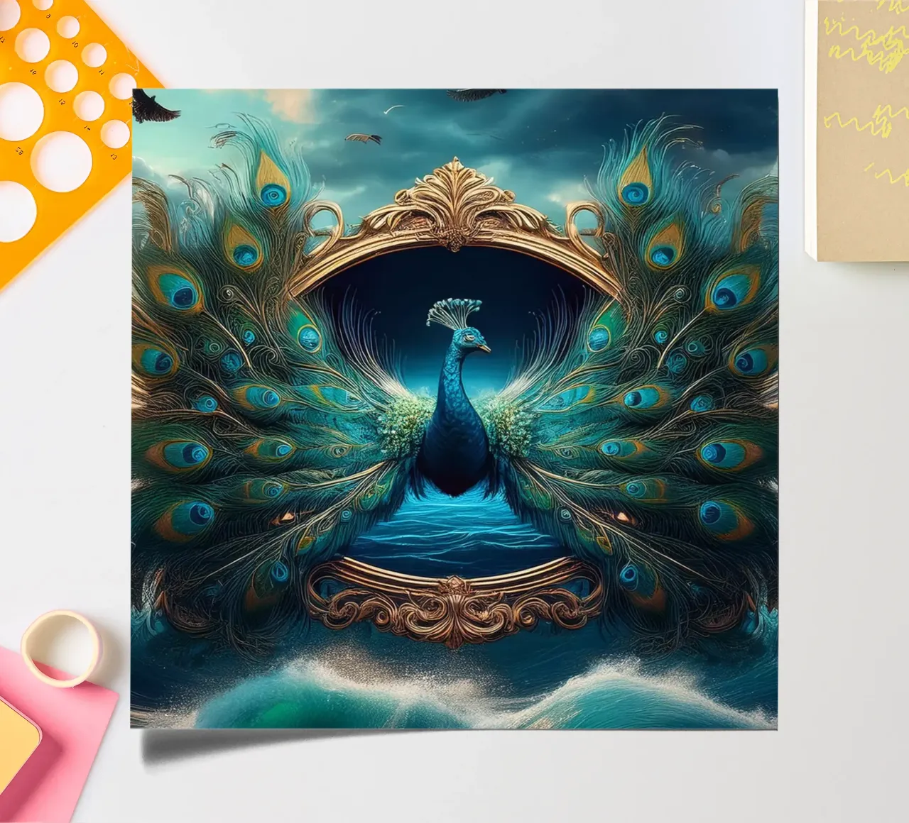 wings2 sticker sheet by kimmindmuse