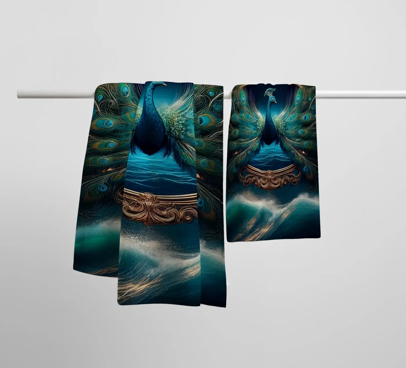 wings2 towel by kimmindmuse